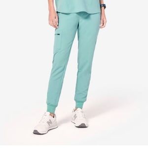 Figs - very rare limited edition AQM sea glass HW Zamora joggers size L